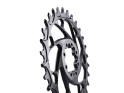 ALUGEAR Chainring round ELM Direct Mount | 1-speed narrow-wide SRAM MTB 8-hole | BOOST 28 Teeth black