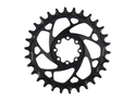 ALUGEAR Chainring round ELM Direct Mount | 1-speed narrow-wide SRAM MTB 8-hole | BOOST 36 Teeth black