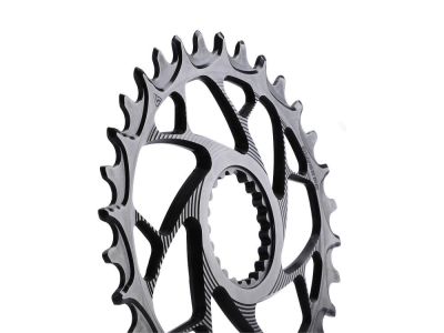 ALUGEAR Kettenblatt oval ELM Direct Mount | 1-fach narrow-wide Shimano MTB 26 Zhne schwarz