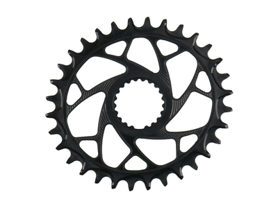 ALUGEAR Chainring oval ELM Direct Mount | 1-speed narrow-wide Shimano MTB 36 Teeth silver