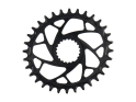 ALUGEAR Chainring oval ELM Direct Mount | 1-speed narrow-wide Shimano MTB 36 Teeth silver