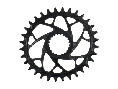 ALUGEAR Chainring oval ELM Direct Mount | 1-speed narrow-wide Shimano MTB 38 Teeth blue