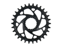 ALUGEAR Chainring round ELM Direct Mount | 1-speed narrow-wide Shimano MTB 30 Teeth silver