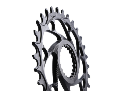 ALUGEAR Kettenblatt rund ELM Direct Mount | 1-fach narrow-wide Shimano MTB 36 Zhne silber