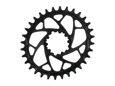 ALUGEAR Kettenblatt oval ELM Direct Mount | 1-fach narrow-wide SRAM MTB 3-Loch 26 Zähne silber