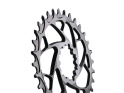 ALUGEAR Chainring oval ELM Direct Mount | 1-speed narrow-wide SRAM MTB 3-hole 26 Teeth red