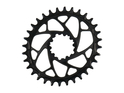 ALUGEAR Chainring oval ELM Direct Mount | 1-speed narrow-wide SRAM MTB 3-hole 32 Teeth black