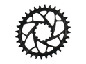 ALUGEAR Chainring oval ELM Direct Mount | 1-speed narrow-wide SRAM MTB 3-hole 34 Teeth black