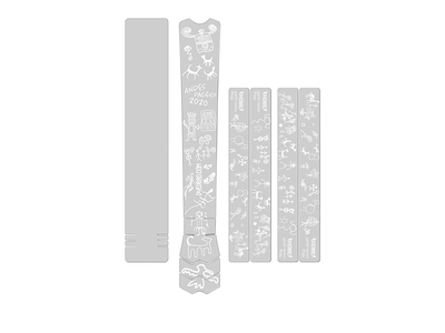 DYEDBRO Rahmenschutz Set matt | white Andes Pacifico 2020