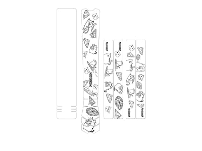 DYEDBRO Frame Protection Set matte | black Cats