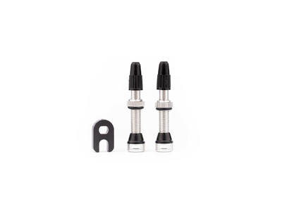 TUNE Tubeless Valve Set 35 mm | 1 pair silver