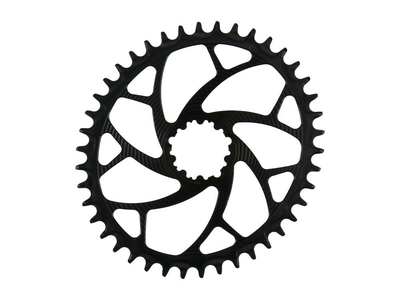 ALUGEAR Kettenblatt oval ELM Direct Mount | 1-fach narrow-wide SRAM 3-Loch Road/CX/Gravel 46 Zhne silber