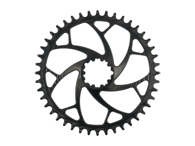 ALUGEAR Kettenblatt rund ELM Direct Mount | 1-fach narrow-wide SRAM 3-Loch Road/CX/Gravel 44 Zähne silber