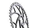 ALUGEAR Kettenblatt oval ELM Direct Mount | 1-fach narrow-wide SRAM 8-Loch Road/CX/Gravel 44 Zähne silber