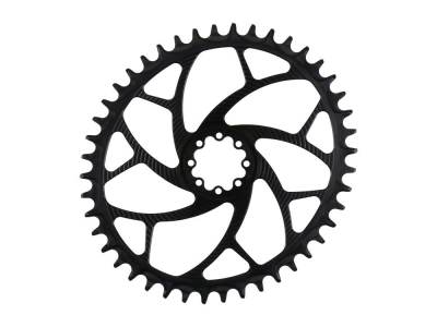 ALUGEAR Kettenblatt oval ELM Direct Mount | 1-fach narrow-wide SRAM 8-Loch Road/CX/Gravel 48 Zhne rot