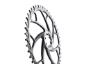 ALUGEAR chainring round ELM Direct Mount | 1x narrow-wide SRAM 8-hole Road/CX/Gravel 42 teeth | silver