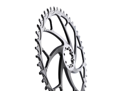 ALUGEAR Kettenblatt rund ELM Direct Mount | 1-fach narrow-wide SRAM 8-Loch Road/CX/Gravel 46 Zhne rot