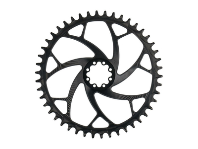ALUGEAR chainring round ELM Direct Mount | 1x narrow-wide SRAM 8-hole Road/CX/Gravel 48 teeth | silver