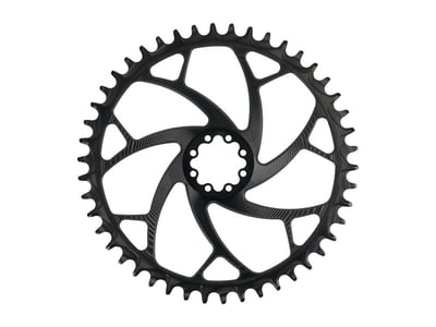 ALUGEAR chainring round ELM Direct Mount | 1x narrow-wide SRAM 8-hole Road/CX/Gravel 50 teeth | silver