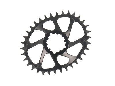 CRUEL COMPONENTS Chainring oval Vo Direct Mount 6 mm Offset for SRAM Cranks | black