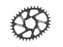 CRUEL COMPONENTS Chainring oval Vo Direct Mount 6 mm Offset for SRAM Cranks | black