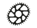 CRUEL COMPONENTS Chainring oval Vo Direct Mount 4 mm Offset for Race Face Cinch Cranks | black