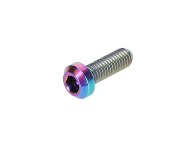 Titanschraube M5x15 mit Fase oil slick