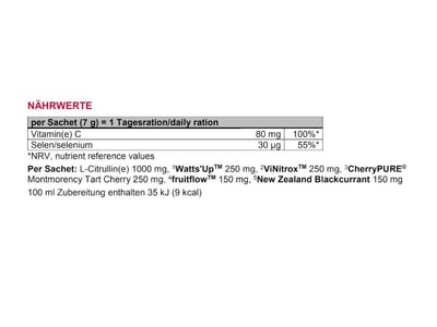 SPONSER Nahrungsergnzungsmittel Nitroflow Performance |...