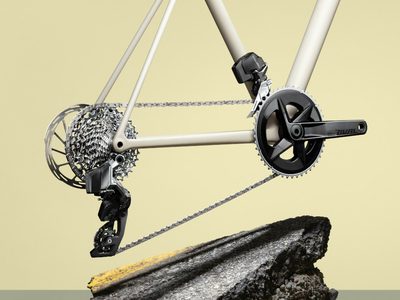 SRAM Rival eTap AXS Road Disc HRD Flat Mount Rennrad Gruppe 2x12 | 48-35 Zhne 175 mm 10 - 30 Zhne Paceline Rotor 160 mm | Center Lock (vorn und hinten) SRAM DUB | PressFit30