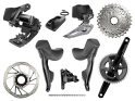 SRAM Rival eTap AXS Wide Road Disc HRD Flat Mount Road Group 2x12 | 43-30 Teeth 172,5 mm 10 - 30 Teeth Paceline XR Rotor 160 mm | Center Lock (front and rear) without Bottom Bracket