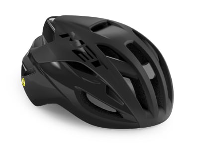 MET Fahrradhelm Rivale MIPS schwarz matt/glänzend S (52-56 cm)