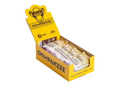 CHIMPANZEE Energie Riegel Natural Crunchy Peanut | 20 Riegel Box