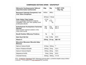CHIMPANZEE Isotonic Sportdrink Grapefruit | 600g Can
