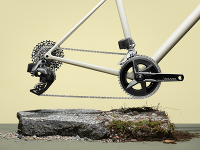 SRAM Rival eTap AXS Wide Road Disc HRD Flat Mount Rennrad Gruppe 2x12 | Quarq Powermeter Kurbel | 43-30 Zhne 170 mm 10 - 36 Zhne Paceline Rotor 160 mm | Center Lock (vorn und hinten) SRAM DUB | PressFit30