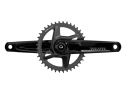 SRAM Rival 1 eTap AXS Wide Road Disc HRD Flat Mount Road Group 1x12 | Quarq Powermeter Crank Crank | 40 Teeth 170 mm 10 - 30 Teeth without Disc Brake Rotors SRAM DUB Wide | BSA 68 mm