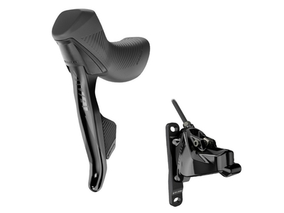 SRAM Rival 1 eTap AXS Wide Road Disc HRD Flat Mount Road Group 1x12 | Quarq Powermeter Crank | 40 Teeth 175 mm 10 - 30 Teeth Paceline Rotor 160 mm | Center Lock (front and rear) SRAM DUB | PressFit PF41 BB86 Road