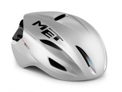 MET Fahrradhelm Manta MIPS weiß holographic glänzend S (52-56 cm)