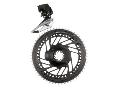 SRAM RED Quarq AXS Powermeter Kit Road 2-speed including Red AXS 2-Position Front Derailleur 52-39 Teeth | silver