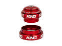 CHRIS KING Headset NoThreadSet GripLock Tapered S.H.I.S. EC34/28.6 | EC44/40 1 1/8"-1 1/2" | red