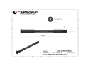 CARBON-TI Thru Axle X-Lock EVO 12x1,75 X-Maxle | 180,5 mm black matte