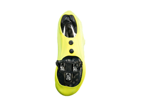 VELOTOZE Shoe Covers tall ROAD Silicone Snap | neon yellow