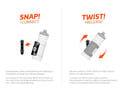 FIDLOCK Bottle holder TWIST uni connector + bike base