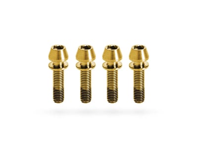 KOGEL BEARINGS Titanium Screw Set for Stem | M5x18 mm gold