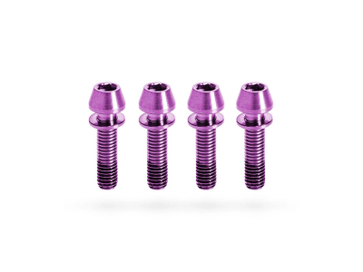 KOGEL BEARINGS Titanium Screw Set for Stem | M5x18 mm purple