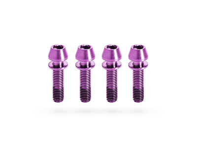 KOGEL BEARINGS Titanschrauben Set für Vorbauten | M5x18 mm violett