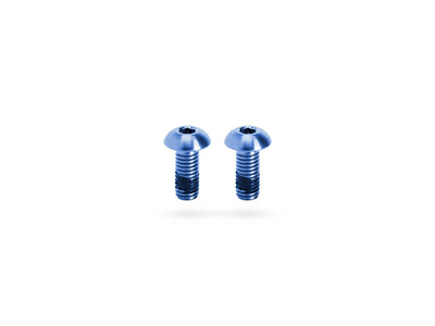 KOGEL BEARINGS Titanium Screw Set for Bottle Cage | M5x12 blue