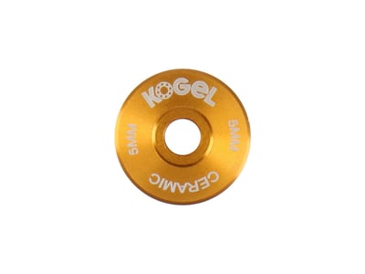KOGEL BEARINGS Jockey Wheel Dust Caps | 12 teeth Shimano gold