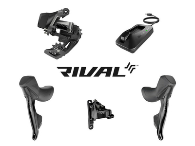 SRAM Rival 1 eTap AXS Road Disc HRD Flat Mount Rennrad...