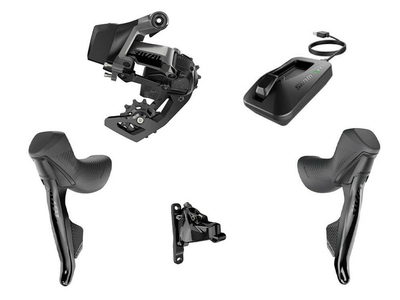 SRAM Rival 1 eTap AXS Wide Road Disc HRD Flat Mount Road...