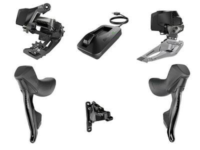 SRAM Rival eTap AXS Wide Road Disc HRD Flat Mount Rennrad...